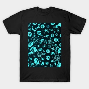 Halloween Pattern Art Design (R1-3) T-Shirt